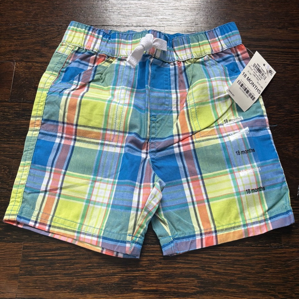 NWT Plaid Shorts